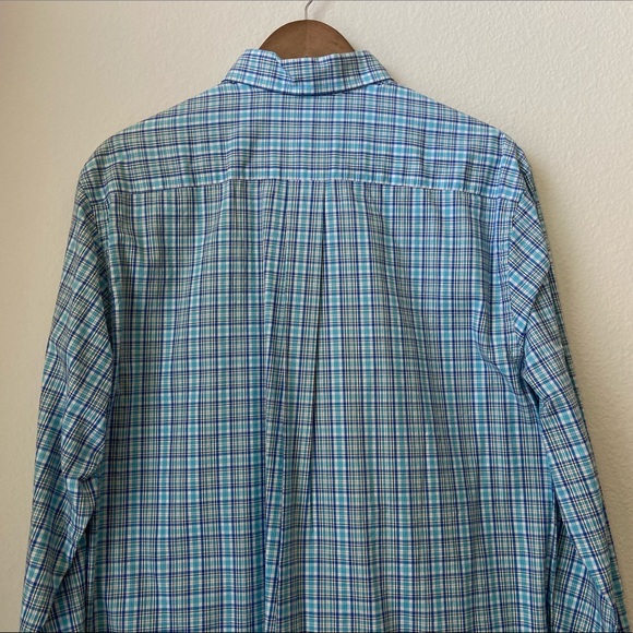 🆕 w/ Tags Vineyard Vines Blue Plaid Button Down - Picture 6 of 10